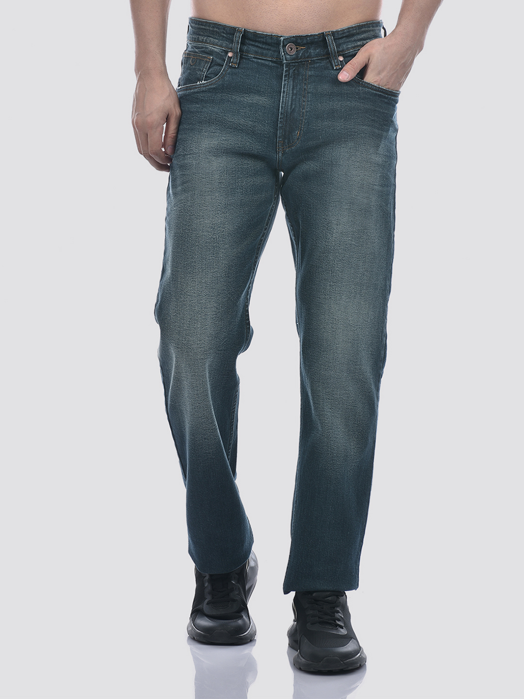 Numero Uno Men Stonewashed Regular Fit Sustainable Jeans